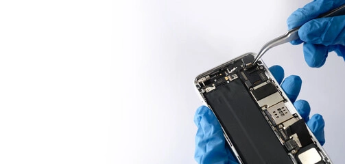 Loja de assistência técnica de celular